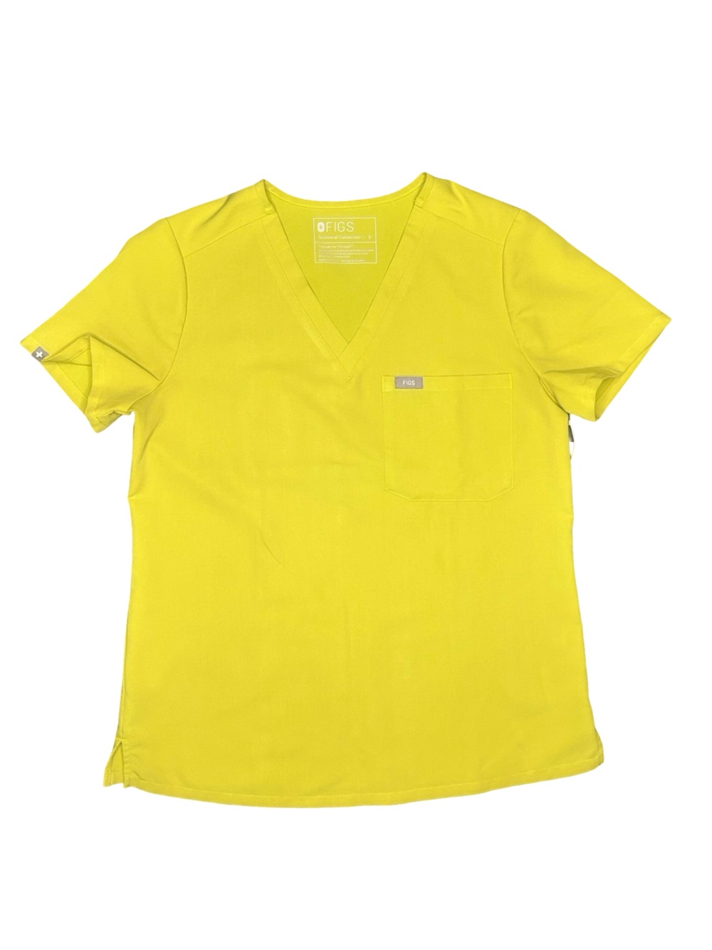 Women’s Figs limeade Catarina scrub top size small PO 4022 limited edition NWT